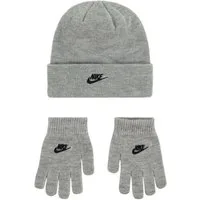 Nike Sportswear Beanie und Handschuhe Set NAN FUTURA BEANIE/GLOVE SET (Set, 2-St) 2-teiliges Set, für Kinder, aus Strickmaterial
