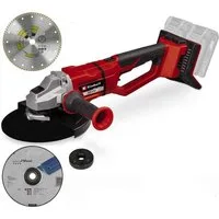 Einhell Akku-Winkelschleifer Akku-Winkelschleifer AXXIO 36/230 Q 36V, 2200 W + 2 Trennscheiben