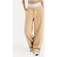 Smilodox Jogginghose Yelin, Trainingshose Damen Oversized Fit Wide-Leg mit Tunnelzug Elastischer Bund, Kordelzug, Weites Bein, Dezentes Logo, Freizeit