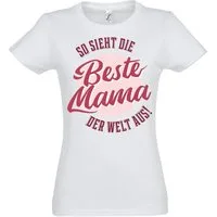 Youth Designz T-Shirt Beste Mama Der Welt Damen Shirt mit trendigem Frontprint