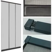 DILUMA Insektenschutz-Vorhang Insektenschutz Klemmvorhang 100x220 cm (1340), (1-St), ohne Bohren, Individuell kürzbar, Klemmleiste aus Aluminium
