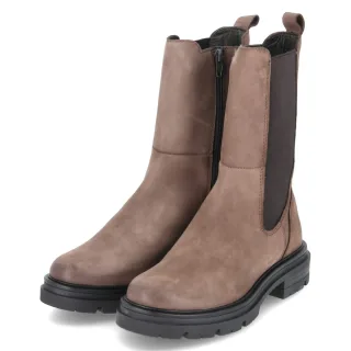Fräulein Frida Chelsea Boots - Gr. 37 - Braun - Rauleder
