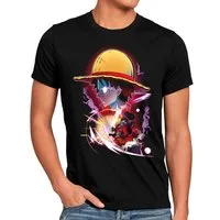 style3 T-Shirt Pirate Luffy one piece japan anime luffy manga monkey ruffy