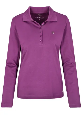 CLARINA - NOS Poloshirt, 1/1 Arm, uni 457 azalee - Gr. - 38