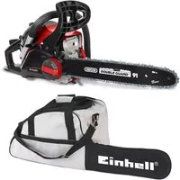 Einhell Benzin-Kettensäge C-PC 1435 I TC Set, 35 cm Schwertlänge, Inkl. OREGON-Qualitätsschwert und –Kette, Schwertschutz