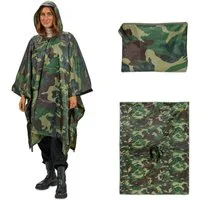 relaxdays Regenponcho Mehrzweck 3 in 1 Tar