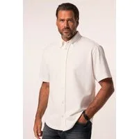 JP1880 Kurzarmhemd Seersucker-Hemd Jersey-Qualität Halbarm Modern Fit