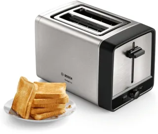 BOSCH Toaster "TAT5P420DE DesignLine" 2 kurze Schlitze 970 W
