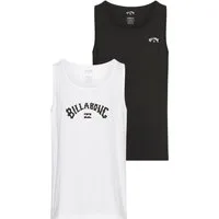 Billabong Tanktop ARCH WAVE (Packung, 2-tlg., 2er-Pack) ärmelloses Tanktop, 2er-Pack, aus Baumwolle
