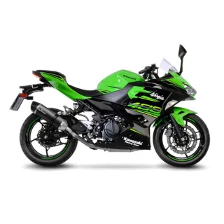 Sportauspuff LeoVince LV One EVO Carbon Kawasaki Ninja 400 Bj. 2018-2023 EURO4/EURO5 eintragungsfrei