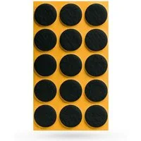 SO-TECH® Möbelfuß Filzgleiter Ø 28 x 3 mm selbstklebend schwarz oder weiß, (15-St)
