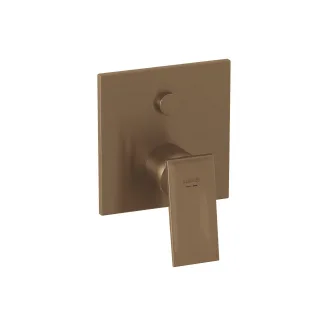 KLUDI-DECUS Unterputz-Wannenfüll- und Brause-Einhandmischer Feinbau-Set Brushed Bronze 54759N175