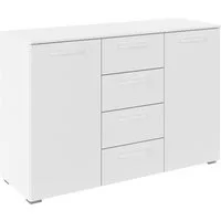 OTTO home Kombikommode Kommode Sideboard Schubladenkommode Schlafzimmerkommode OTELI (Breite 120 cm inkl. SOFT-CLOSE-FUNKTION, mit moderner Dekor-Front), vier große Schubladen und 2 Türen, mit 4 Einlegeböden MADE IN GERMANY