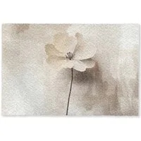 MuchoWow Fußmatte Blume - Beige - Farbe - Schatten, Rechteckig, innen Schmutzfangmatte, Tür, Schmutzfänger Flur, Teppich 60x40 cm