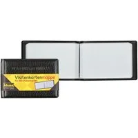 Idena Visitenkarten Idena 11339 - Visitenkartenmappe, für 40 Karten, 10x7 cm, 1 Stück