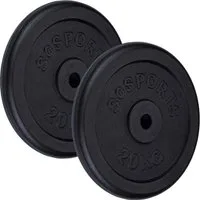 ScSPORTS® Hantelscheibe, 40 kg, (2-tlg)
