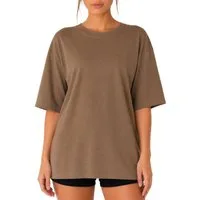 Reichstadt Oversize-Shirt Damen Oversized Kurzarmshirt 25RSW070 in kräftigen Farben