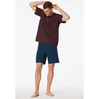 Schiesser Pyjama Comfort Essentials (Set, 2 tlg., 0) mit aufgesetzter Brusttasche