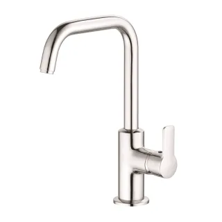 KLUDI PURE & EASY Waschtisch-Einhandmischer seitlich mit Metall-Ablaufgarnitur chrom 370230565