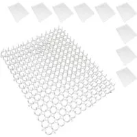 relaxdays Dornengitter im Set, 40x30x3 cm, 10-St., 10er Pack