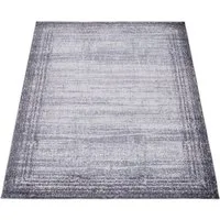 Paco Home Teppich Catania 842, rechteckig, Höhe: 13 mm, Kurzflor, meliert, modernes Design, mit Bordüre