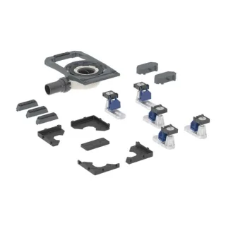 Geberit Duofix Duschwannenablauf 551556001 mit 5 Füßen, Sperrwasserhöhe 30mm