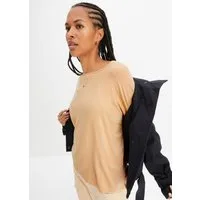 bonprix T-Shirt Oversize-Passform, Halbarm, U-Boot Ausschnitt