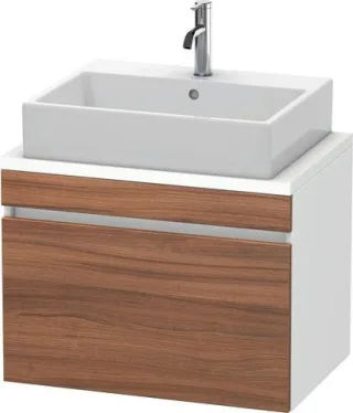 Duravit DuraStyle Konsolenwaschtischunterbau wandhängend Nussbaum & Weiß Matt 700x478x512 mm - DS530 DS530107918