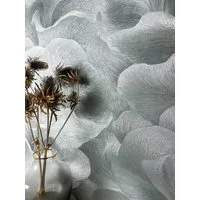 Newroom Vliestapete Diarra Silber Tapete Mustertapete Blumen, Grafik, strukturiert, Blumentapete