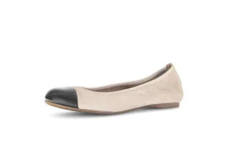 pius gabor - elegante Ballerinas Rauleder beige beige - Gr. - 7 UK