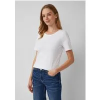 s.Oliver Kurzarmshirt T-Shirt T-Shirt aus Interlockjersey im Slim Fit