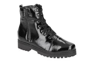 Waldl?ufer 338813 Damen Stiefeletten Schwarz Glitzer TR Sohle bequem