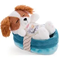 Nici Kuscheltier Sleeping Pets, Welpe Cockerspaniel, 12 cm, im Körbchen