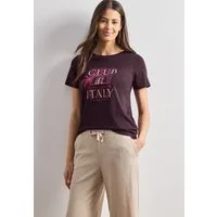 STREET ONE Kurzarmshirt Sommershirt mit Artwork