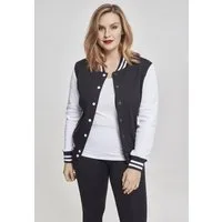 URBAN CLASSICS Outdoorjacke Ladies 2-tone College Sweatjacket Collegejacke Damen