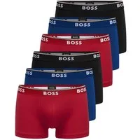 BOSS Trunk Cotton Stretch (6-St) mit umlaufend eingewebtem Markenschriftzug