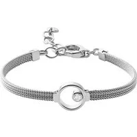 SKAGEN Edelstahlarmband Skagen Damen-Armband Edelstahl Glasstein