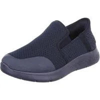 Coolwalk Herren Slipper aus Textil mit Elastikeinsätzen Slipper (91563659) Flach Sneakers in Dunkelblau