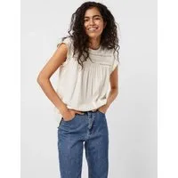 Vero Moda Kurzarmbluse VMDebbie (1-tlg) Cut-Outs