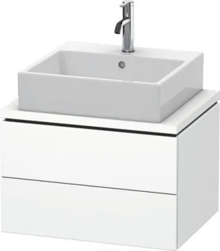 Duravit L-Cube Konsolenwaschtischunterbau wandhängend Weiß Matt 620x477x400 mm - LC580501818 LC580501818