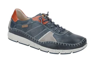 Pikolinos M4U-6113C1 sportliche Halbschuhe dunkelblau Echtleder bequem Memory...