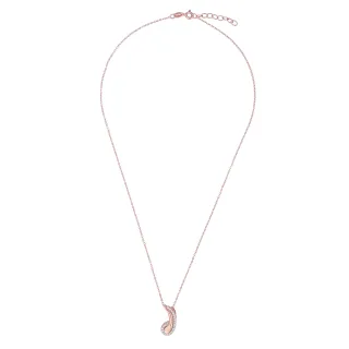 Orphelia 'Tilou' Damenkette mit Anhänger aus 925er Sterlingsilber, Rosé, ZH-7441