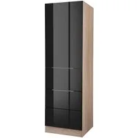 KOCHSTATION Seitenschrank KS-Brindisi 60 cm breit, 200 cm hoch, viel Stauraum