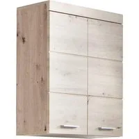 welltime Hängeschrank Avena Badschrank breit mit verstellbaren Böden - Maße (B/T/H) 73/23/77 cm