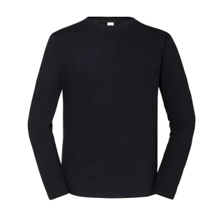 Fruit of the Loom Herren Iconic Langarm T-Shirt (Schwarz)