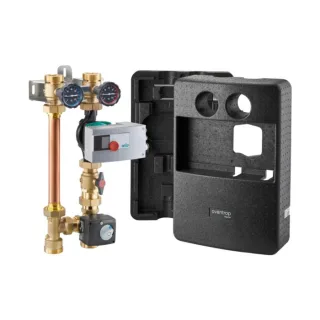Oventrop Regumat Kessel-Anbindesystem 1355280 mit Pumpenkugelhahn, Grundfos MAGNA3 32-100