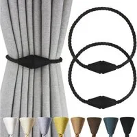Agger Raffhalter Magnetische Vorhang Raffhalter 2 Stück, Vorhang Raffhalter Schnallen, (2-tlg), Holdbacks Halter Haken Clip für Zuhause Schlafzimmer Büro