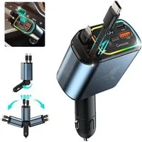 ibettertec Zigarettenanzünder USB C Auto Ladegerät USB-Ladegerät (Handy Schnellladegerät USB Zigarettenanzünder Adapter Kompatibel mit iPhone 16/16 Pro Max/15/14/13/12/11/AirPods/Galaxy S24/S23/S22/Google Pixel9/8/7)