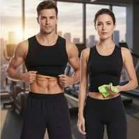 GOLDEN Schwitzanzug abnehmen Weste Herren Sauna Tank Top Taille Trainer Schwitzweste