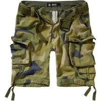 Brandit Cargohose Herren Bermuda Cargo Shorts knielang Kurze Hose Short Gürtel Knielang